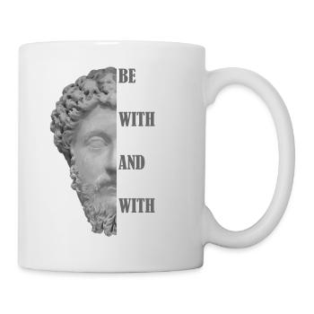 Be Tolerant T-Shirt, Marus Aurelius Gift, Stoicism - Mug - white - Right