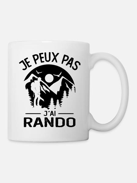 Je Peux Pas J'ai Rando - Mug blanc - blanc
