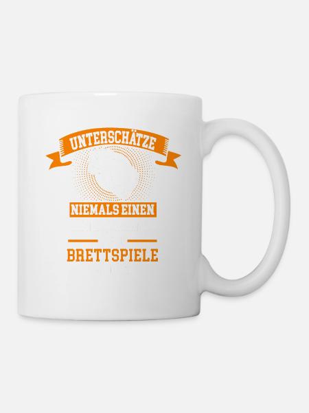 Brettspiele Opa Großvater - Tasse - Weiß