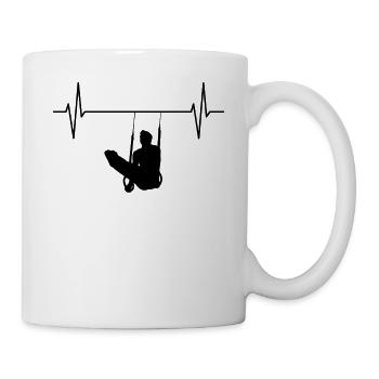 Annulaires Ringturnen Ringsport Turnen Cadeau - Mug blanc - blanc - Droite