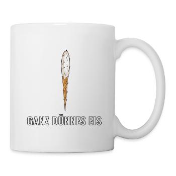 very thin ice ambiguous word joke memes - Mug - white - Right