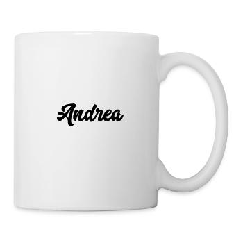 Andrea benutzerdefinierte Text Geburtstagsname - Tasse - Weiß - Rechts