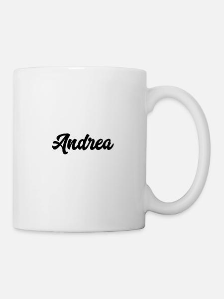 Andrea benutzerdefinierte Text Geburtstagsname - Tasse - Weiß
