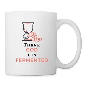 Jesus Christus, lustiger Spruch für Weintrinker - Tasse - Weiß - Rechts