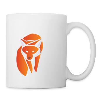 Fuchs Japan Asien Bambus Sonne Kanji Natur Geisha - Tasse - Weiß - Rechts