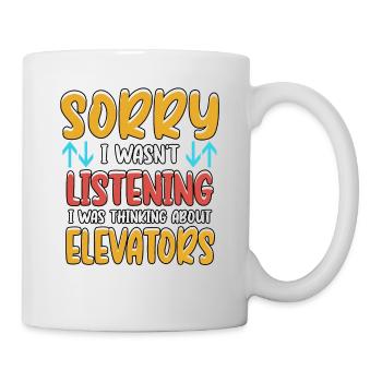 Elevator Fitter Mechatronics Elevator Profession Gift - Mug - white - Right