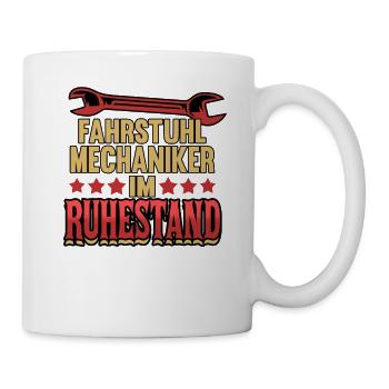 Elevator fitter mechatronics elevator pension gift - Mug - white - Right