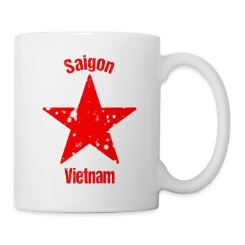 Saigon Vietnam Backpacker Reisen - Tasse - Weiß - Rechts