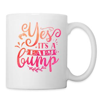 Yes it s a baby bump - Mug blanc - blanc - Droite