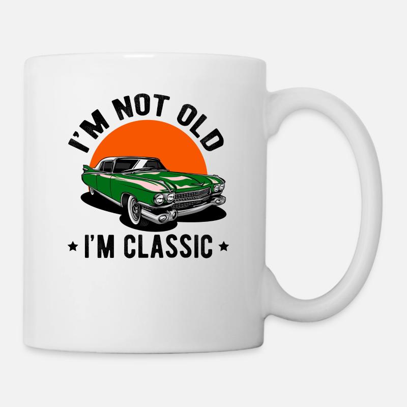 Je ne suis pas vieux, Je suis Un Classique - Mug blanc - blanc