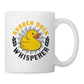 Rubber Duck Whisperer Rubber Duck Gift - Mug - white - Right