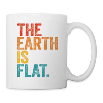 Flat Earth Society Flat Earth Map Model Globe - Mug - white - Right