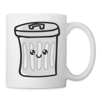 Garbage Bin Funny Gift - Mug - white - Right