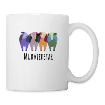 Landwirt Muhviehstar - Tasse - Weiß - Rechts