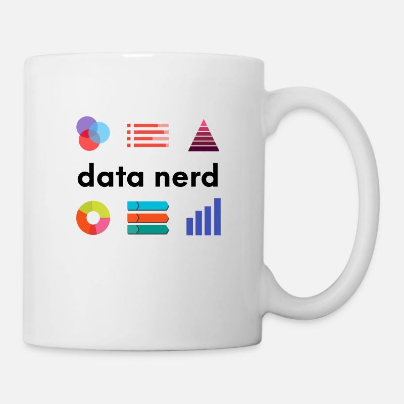 Data Nerd - Data Analyst Data Scientist - Data - Mug blanc - blanc