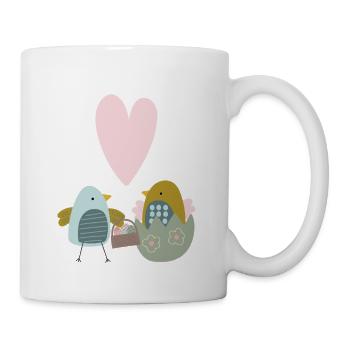 Easter Chick Spring Spring Flowers Nature Spring - Mug - white - Right