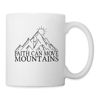 Glaube spruch - Tasse - Weiß - Rechts