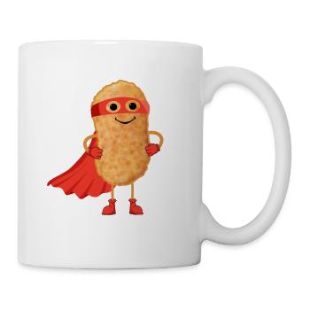 Super Hero Chicken Nuggets Funny Nugget Man Cadeau F - Mug blanc - blanc - Droite