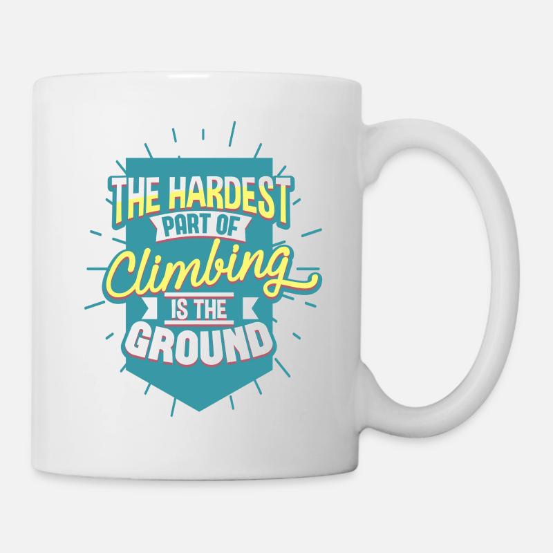 Escalade grimpeurs - Mug blanc - blanc