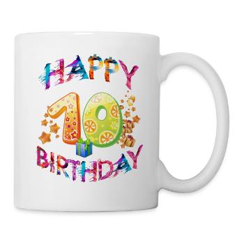 10th birthday - Mug - white - Right