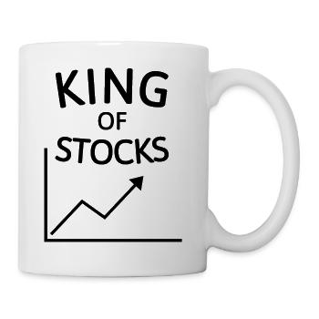 KING OF STOCKS - Mug - white - Right