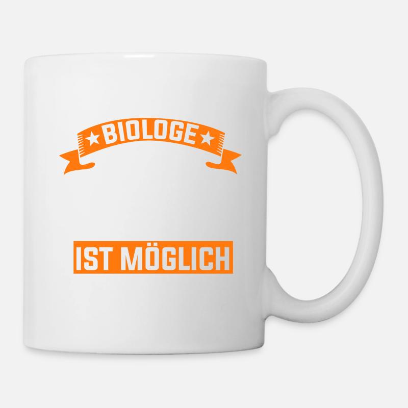 Biologe Biochemiker Biolehrer Geschenk - Tasse - Weiß