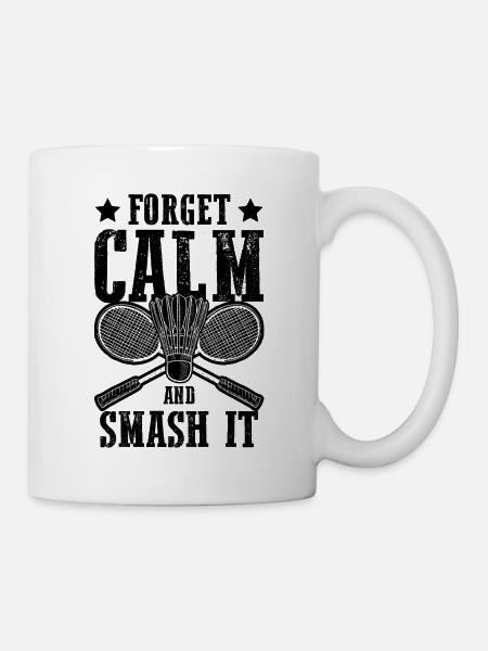Raquette de badminton Badminton - Mug blanc - blanc