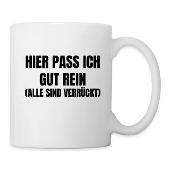 Verrückte Arbeitskollegen - Tasse - Weiß - Rechts