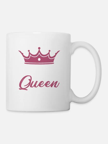 Wine Queen - Tasse - Weiß