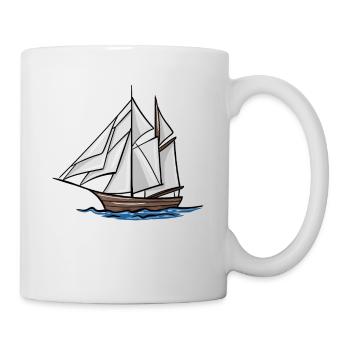 Boot - Tasse - Weiß - Rechts