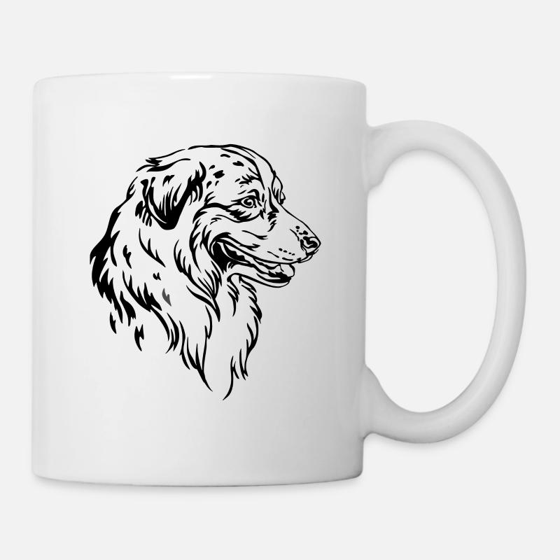Australian Shepherd - Tasse - Weiß