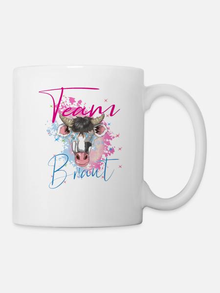 Junggesellinnenabschied Frauen Team Braut JGA - Tasse - Weiß