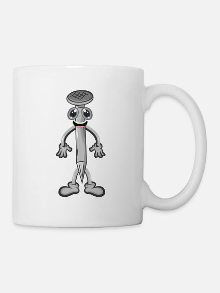 Nagel Handwerker - Tasse - Weiß
