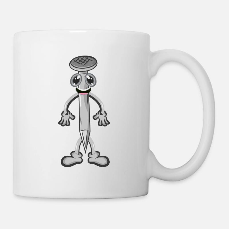 Nagel Handwerker - Tasse - Weiß