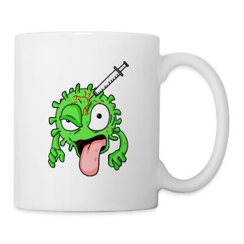 Virus vaccinated - Mug - white - Right