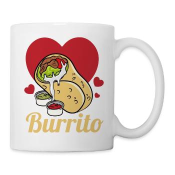 Burrito Liebhaber - Tasse - Weiß - Rechts