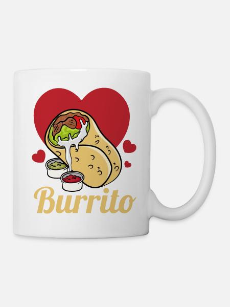 Burrito Liebhaber - Tasse - Weiß