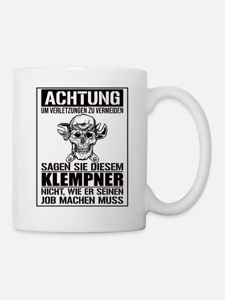 Klempner Klempnermeister Installateur - Tasse - Weiß