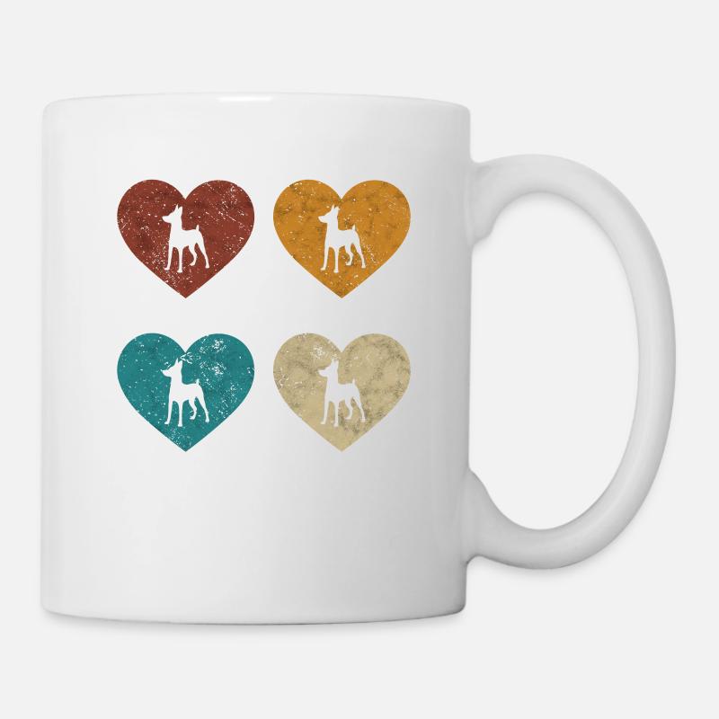 Nannpincher Rehpinscher - Mug blanc - blanc