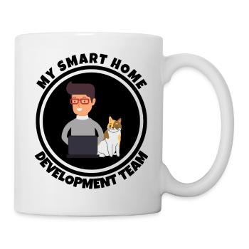 Smart Home Team Development Chat Amoureux des chats - Mug blanc - blanc - Droite