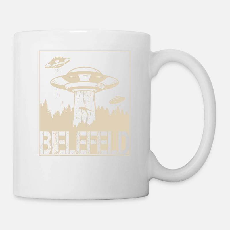 Bielefeld Verschwörung OWL Bielefeld Sprüche - Tasse - Weiß