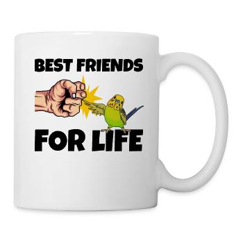 Perruque - Mug blanc - blanc - Droite