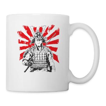 Samurai Schwert Samurai Krieger mit Rüstung - Tasse - Weiß - Rechts