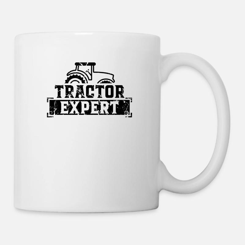 Traktor Experte Traktorfahrer Trecker - Tasse - Weiß