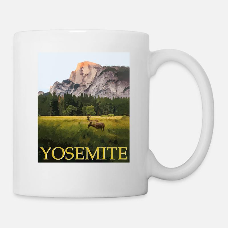 Yosemite Wild Nature - Tasse - Weiß