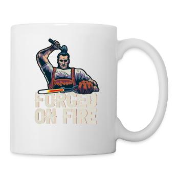 Blacksmith Forged In Fire Forging Metalbuilder - Mug - white - Right