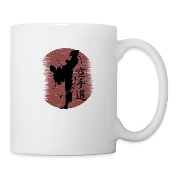 Karate martial artist Dojo - Mug - white - Right