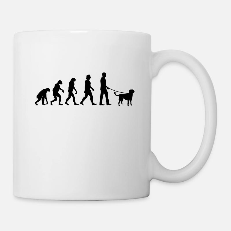 Petit Münsterländer Evolution chien chien de chasse - Mug blanc - blanc