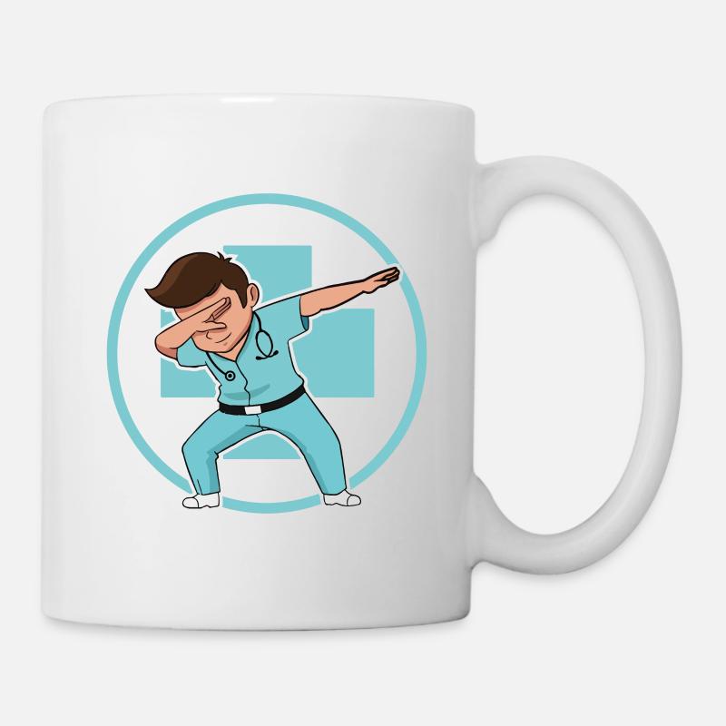 Dab Dabbing gentil médecin - Mug blanc - blanc