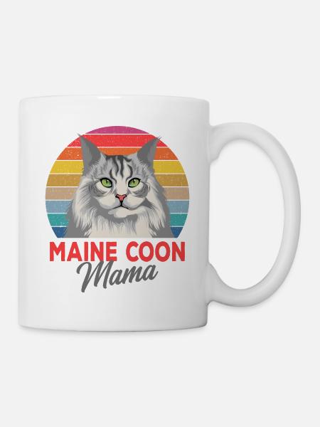 Maine Coon - Tasse - Weiß